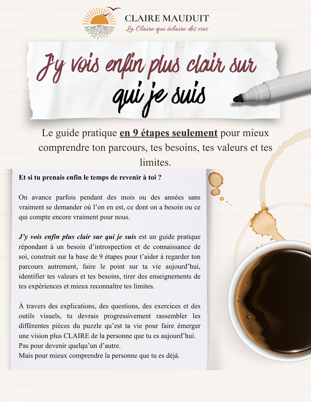 J’y vois enfin plus clair sur qui je suis — Guide PDF